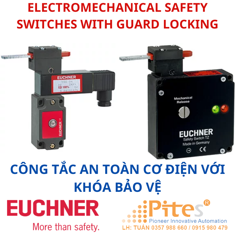 Electromechanical safety switches with guard locking Việt Nam