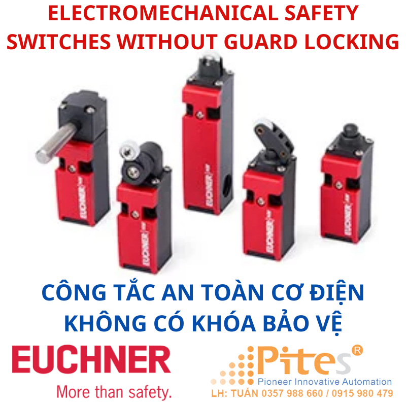 Electromechanical safety switches without guard locking EUCHNER Việt Nam