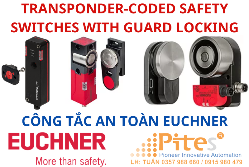 Transponder- coded safety switches with guard locking EUCHNER Việt Nam